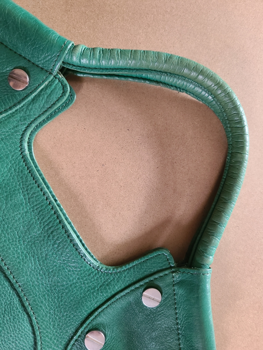 Foley + Corinna Green Leather Shoulder Tote - Picture 8 of 13